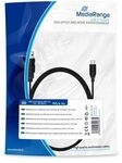 MediaRange Charge and Sync Cable USB 2.0 to Micro USB 2.0 1.8m black