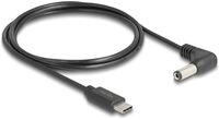 Delock Stromkabel - 24 pin USB-C (M) zu Gleichstromstecker 5,5 x 2,1 mm (M)
