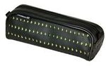Pelikan Schlamper-Rolle Lasercut schwarz gelb aus PU-Material au&szlig;en partiell