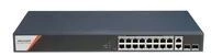 Hikvision DS-3E1520HP-SI-16P2T2F Managed Switch PoE - Switch - Glasfaser (LWL)
