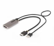 StarTech.com 30cm HDMI auf DisplayPort Adapterkabel, 8K 60Hz, Aktiv