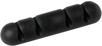 Durable CAVOLINE CLIP 4 - Kabelklammern - Graphite (Packung mit 2)