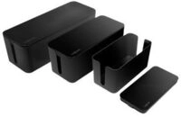 LogiLink Set Kabelmanagement-Box - Schwarz