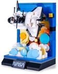 JAMARA CaDA Space Shuttle Bricks wei&szlig; 8+