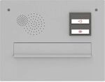 RENZ Frontplatte eckig, 360 x 280 mm, silber eloxiert