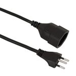 VALUE Verl&auml;ngerungskabel T12/T13, schwarz, 3 m