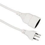 VALUE Verl&auml;ngerungskabel T12/T13, wei&szlig;, 3 m