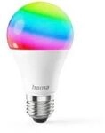 Hama Smarte Lampe E27, 9W, LED, Matter, Globe, RGBW, dimmbar, mit App