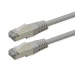 ROLINE Patchkabel Cat.6 (Class E), PoE, S/FTP (PiMF), grau, 2 m