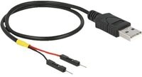 Delock USB- / Stromkabel - USB (M) zu 2-poliger USB-Header (M)