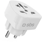 SBS Reisestecker Universal Buchse - Schuko Stecker