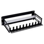 VALUE 19-Zoll-Tragrahmen f&uuml;r Hutschienenger&auml;te, 3HE, schwarz