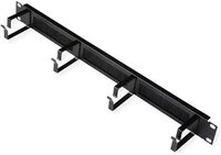 ROLINE Patch Panel - 44 x 60 mm, mit B&uuml;rstenstreifen - RAL 9005, Jet Black -...