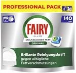 Fairy Professional All In One Sp&uuml;lmaschinentabs 140 Stk. Sp&uuml;lmaschinentabs