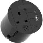 BACHMANN LOOP IN CHARGE UK USB A/C 22W, Zuleitung 2,0m H05VV-F3G1,5mm&sup2;...