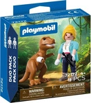 PLAYMOBIL 72172, Playmobil DuoPack T-Rex mit Forscherin