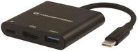Conceptronic Dock USB-C->HDMI USB3.0.100WPD 25cm schwarz