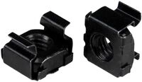 StarTech.com M5 K&auml;figmuttern - 50er Pack, Schwarz - M5 Muttern f&uuml;r Server...