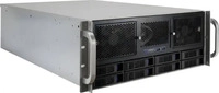 INTER-TECH 88887427, Inter-Tech Geh&auml;use 19'' IPC 4HE 4U-4408-L Rack 4U-Rack black