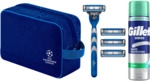 Gillette Mach3 Geschenkset Systemklingen 4er + Handst&uuml;ck + Series Rasiergel...