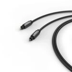 Avinity Audio-Lichtleiter-Kabel, ODT-Stecker (Toslink), Metall, 2,0 m