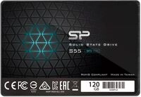 SILICON POWER SP120GBSS3S55S25, Silicon Power Slim S55 - SSD - 120 GB - intern - 2,5"
