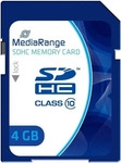 MEDIARANGE MR961, MEDIARANGE Flash-Speicherkarte - 4 GB - Class