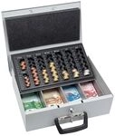 WEDO Geldkassette - Stahl - Hellgrau