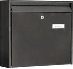 Burg-W&auml;chter BURG Aufh&auml;ngebriefkasten MAIL - Stahlblech verzinkt eisenf&auml;rbig