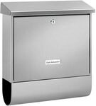 Burg-W&auml;chter BURG Briefkasten NORDLAND-SET - mit Zeitungsbox, Edelstahl rostfrei
