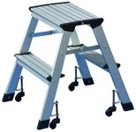 WEDO Mobile Step - Klappleiter - 2 Stufen - Aluminium