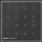 Gira KEYLESS IN CODETASTATUR ANTHR. / GIRA 260567 ANTHR. TX 44 260567