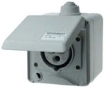 Mennekes CEPEX-CEE-STECKDOSE 230V-3X16A / MENNEK 4102 GRAU IP44 AM 4102