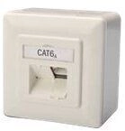 DIGITUS CAT 6A, Klasse EA, Datendose, designkompatibel, Aufputz