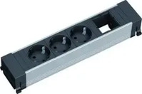 BACHMANN 909.004, BACHMANN CONFERENCE TOP FRAME Medium Einsatz 3x Schutzkontakt 1x