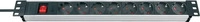 BRENNENSTUHL 1390007018, Brennenstuhl Steckdosenleiste ALU 8-fach 19" 2m H05VV-F3G1,5
