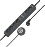 Brennenstuhl Eco-Line Comfort Switch Plus 6fach 1,5m H05VV-F3G1,5 - anthrazit