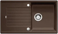 BLANCO 520510, Blanco Zia 5 S Silgranit cafe M.AF Ablaufgarnitur mit Raumsparrohr, 3