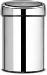 Brabantia Touch Bin, 3L - Brilliant Steel M&uuml;lleimer
