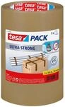 tesa&reg; Tesapack Ultra Strong &ndash; 3er-Pack &ndash; 66 m x 50 mm &ndash; braun &ndash; extra stark