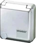 MENNEKES AM 4279, Mennekes CEE-UP-STECKDOSE 400V-5X16A / MENNEK 4279 SILBER...