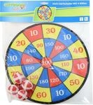 VEDES Gro&szlig;handel GmbH - Ware OA Dartscheibe Klett mit 4 B&auml;llen, #35cm
