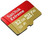 SanDisk microSDHC Extreme 32GB (A1/ V30/ U3/ UHS-I/ Cl.10/ R100/ W60)+Ad. "Act.Cam"