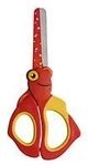 WEDO Kinderschere Bastelschere rund aus Edelstahl Rot/Gelb