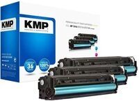 KMP MULTIPACK H-T171CMY - 3er-Pack - Gelb, Cyan, Magenta - kompatibel - Tonerpatrone