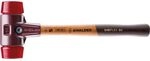 HALDER Schonhammer Temperguss Kopf &oslash; 50 mm Plastik rot Hickory Stiel