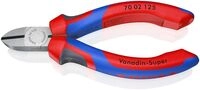 KNIPEX Seitenschneider mit Comfort-Griffen schwarz atramentiert 125 mm