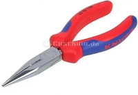 KNIPEX 25 05 140, KNIPEX Flachrundzange mit Schneide (Radiozange) mit