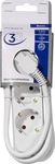 VIVANCO VVELSTR3SCHW, VIVANCO 3-fach Steckdosenleiste, 1,4m, weiss