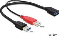 DELOCK 83176, Delock USB-Kabel - USB Typ A (W) zu USB (nur Strom)